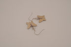 Vintage Abalone butterfly drop earrings