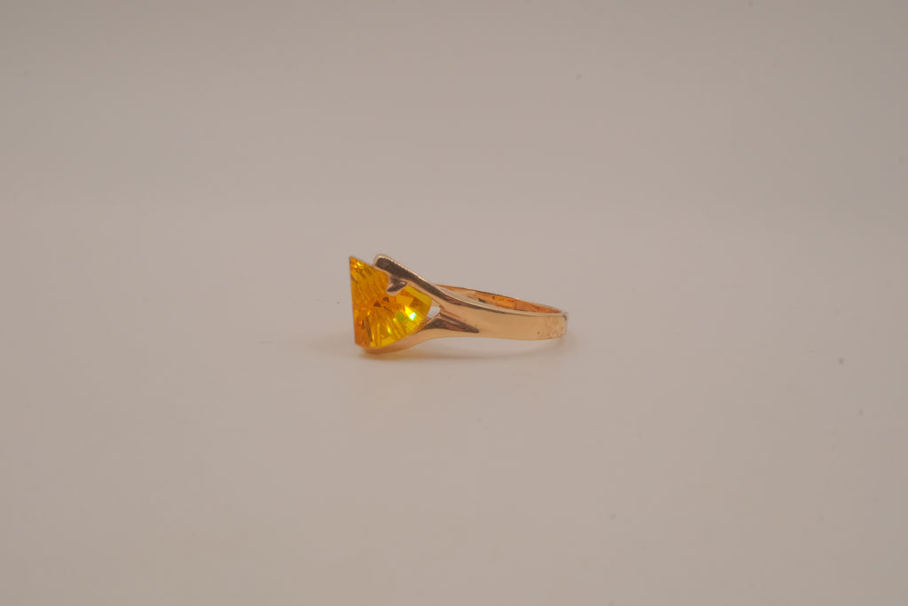 Vintage GP Citrine cocktail ring
