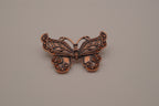 Vintage Copper butterfly brooch