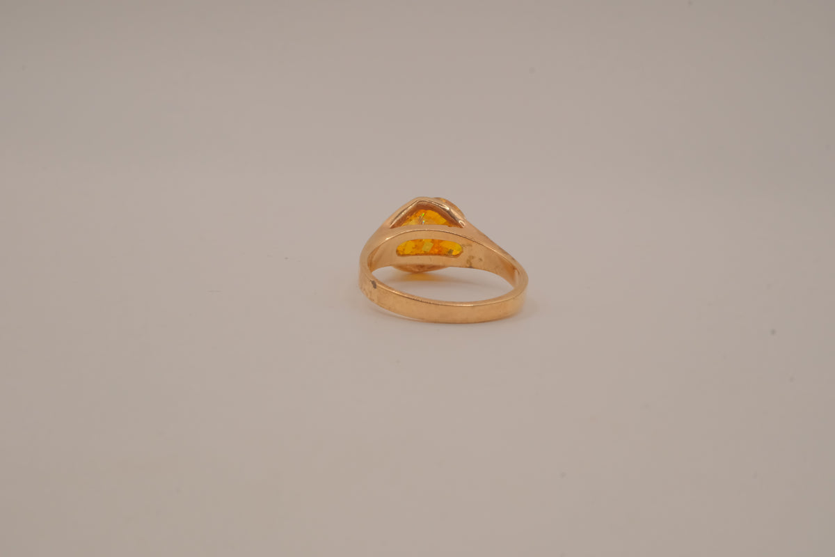 Vintage GP Citrine cocktail ring