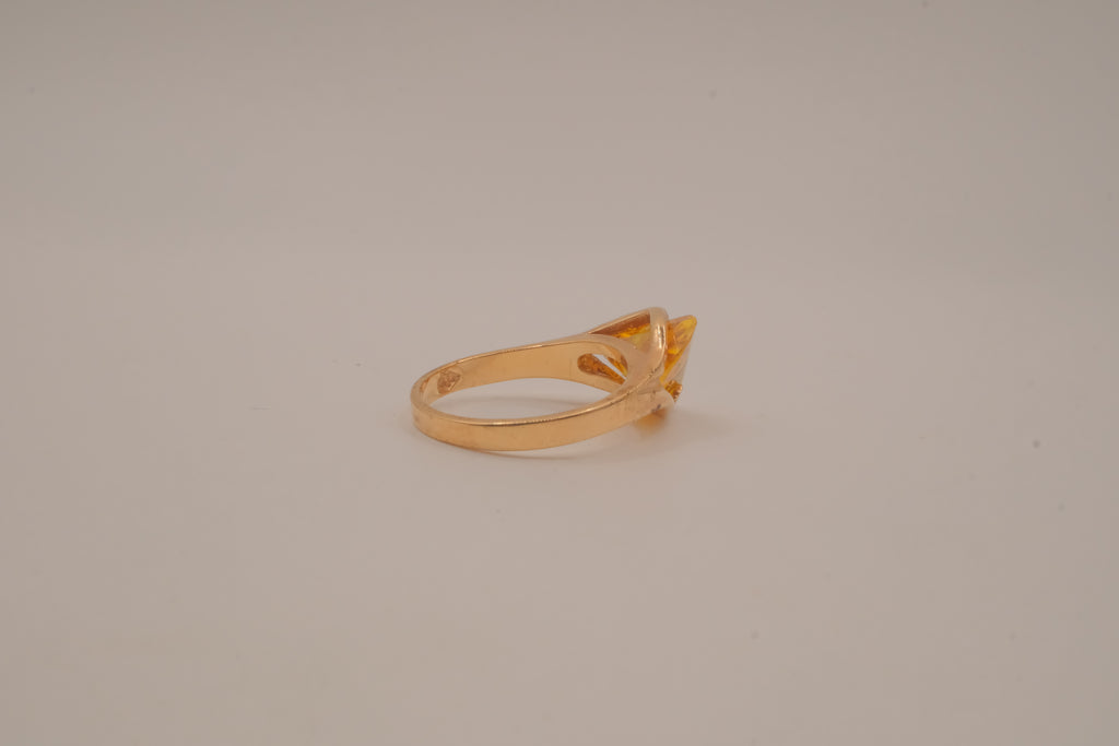 Vintage GP Citrine cocktail ring