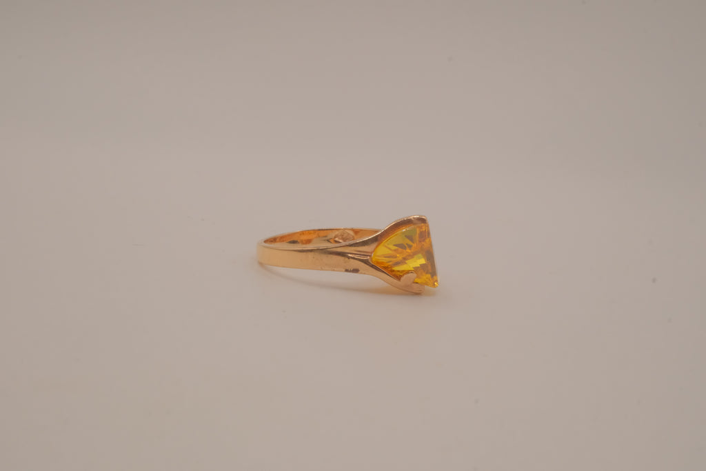 Vintage GP Citrine cocktail ring
