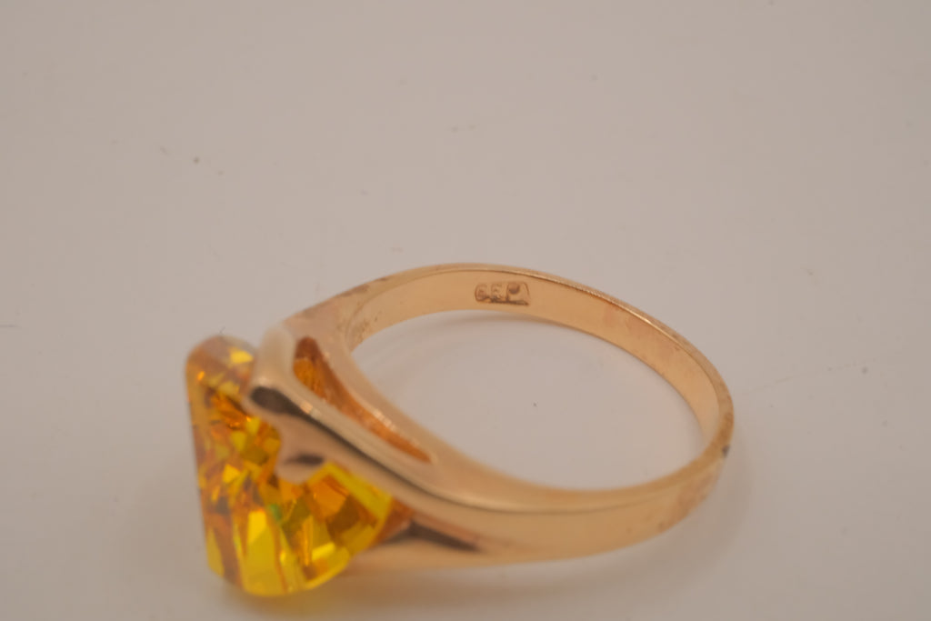 Vintage GP Citrine cocktail ring