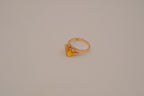 Vintage GP Citrine cocktail ring