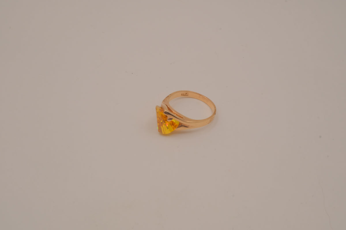 Vintage GP Citrine cocktail ring