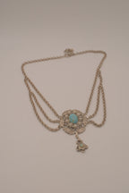 Vintage Victorian Revival festoon multi-strand drapery necklace