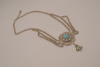 Vintage Victorian Revival festoon multi-strand drapery necklace