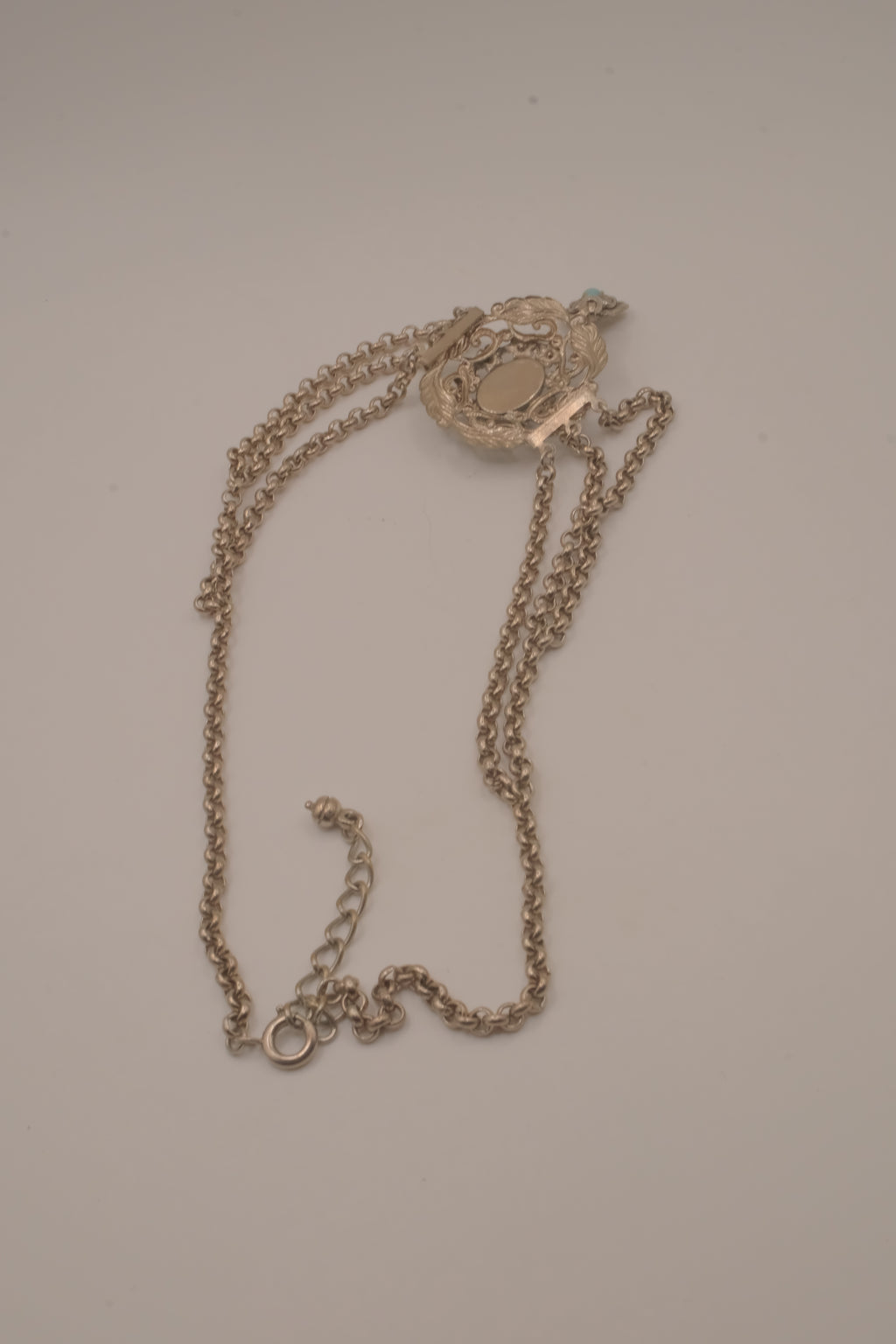 Vintage Victorian Revival festoon multi-strand drapery necklace