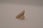 Vintage elongated filigree shield ring