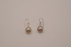 Sterling silver Intertwining Vines Pearl Twist Earrings
