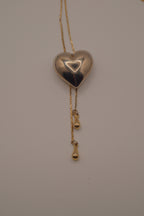 Heart bolo lariat necklace