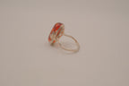 Sterling silver Classic Baltic Amber cocktail ring