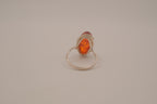 Sterling silver Classic Baltic Amber cocktail ring