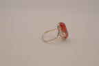 Sterling silver Classic Baltic Amber cocktail ring