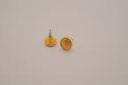 Vintage Butterfly coin-style earrings