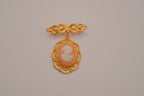 Vintage Cameo dangle brooch&nbsp;