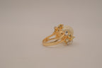 Vintage freeform cocktail ring