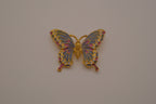 Vintage &nbsp;enamel butterfly brooch