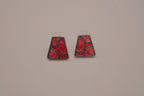 Vintage geometric post earrings