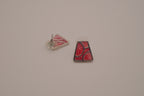 Vintage geometric post earrings