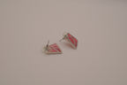 Vintage geometric post earrings