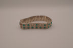 Vintage Art Deco style geometric link bracelet