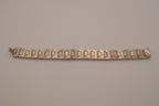 Vintage Art Deco style geometric link bracelet