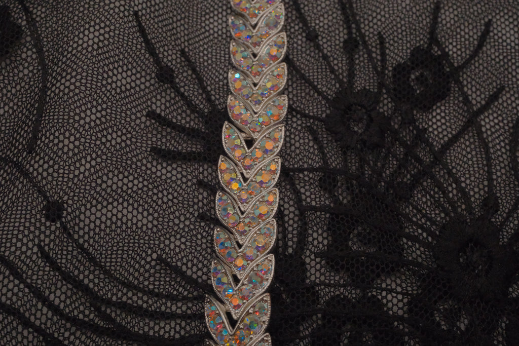 Vintage interlocking leaf-link &nbsp;bracelet