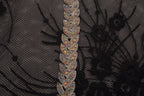 Vintage interlocking leaf-link &nbsp;bracelet