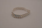 Vintage interlocking leaf-link &nbsp;bracelet