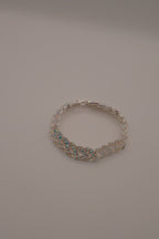 Vintage interlocking leaf-link &nbsp;bracelet