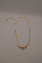 Vintage Avon Simulated Diamond Chevron Pendant Necklace