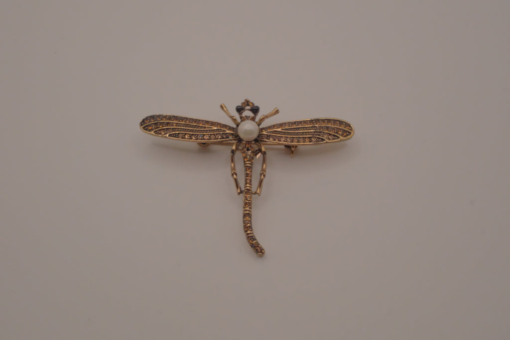 Vintage dragonfly brooch