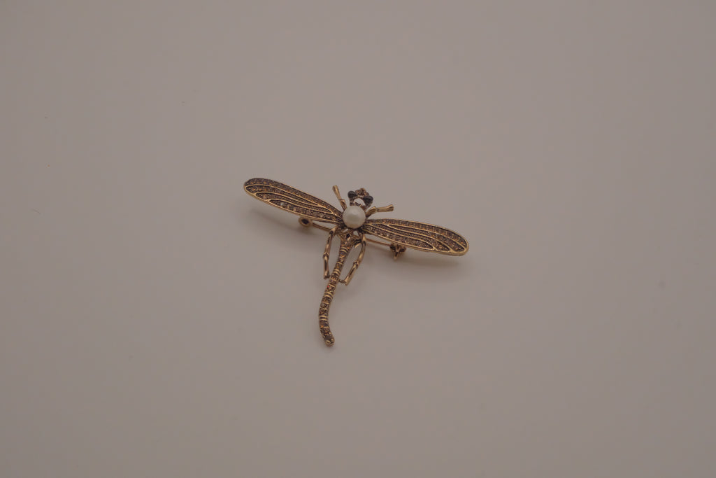 Vintage dragonfly brooch