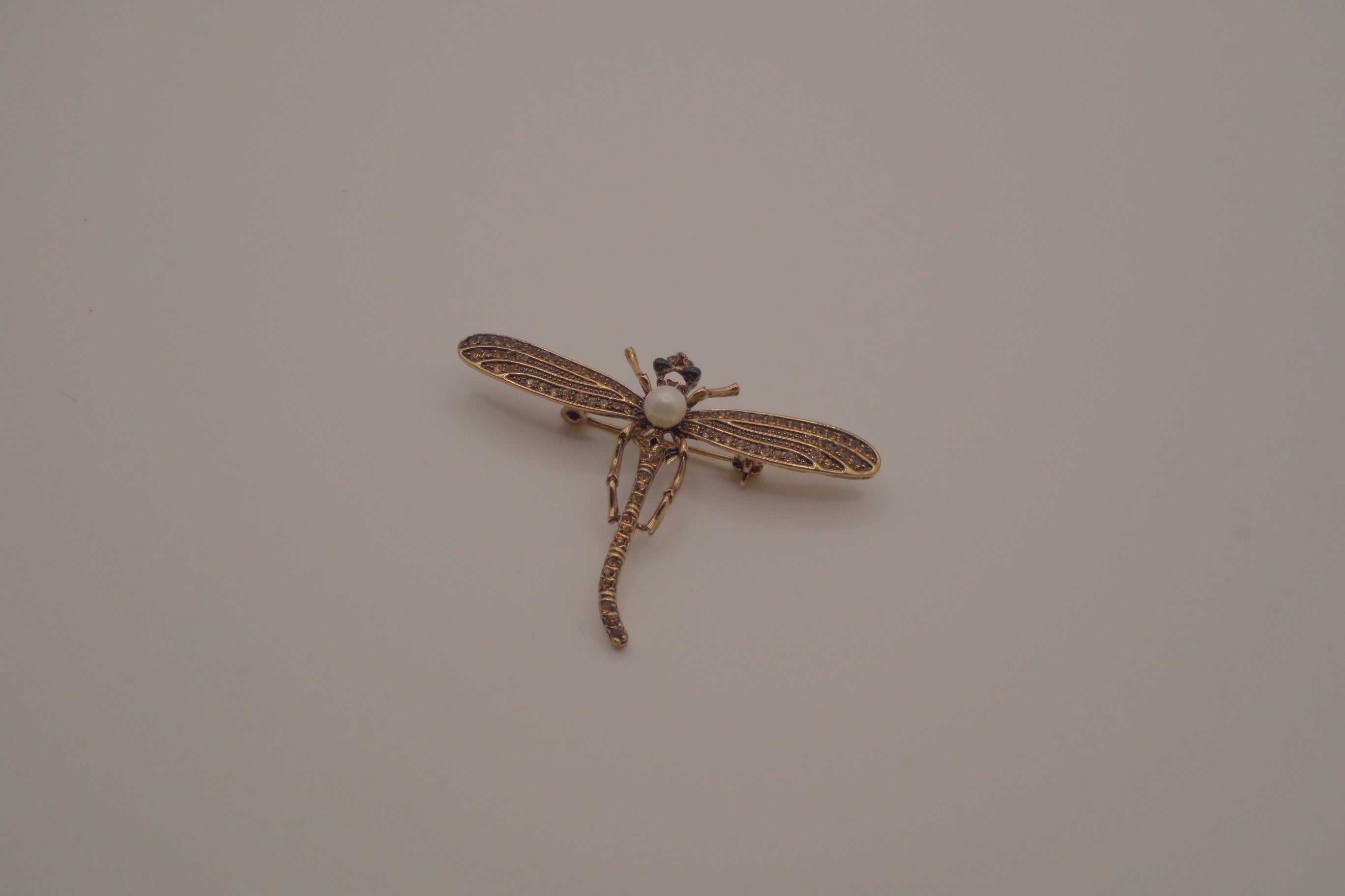 Vintage dragonfly brooch