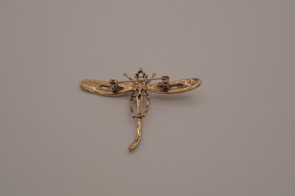 Vintage dragonfly brooch