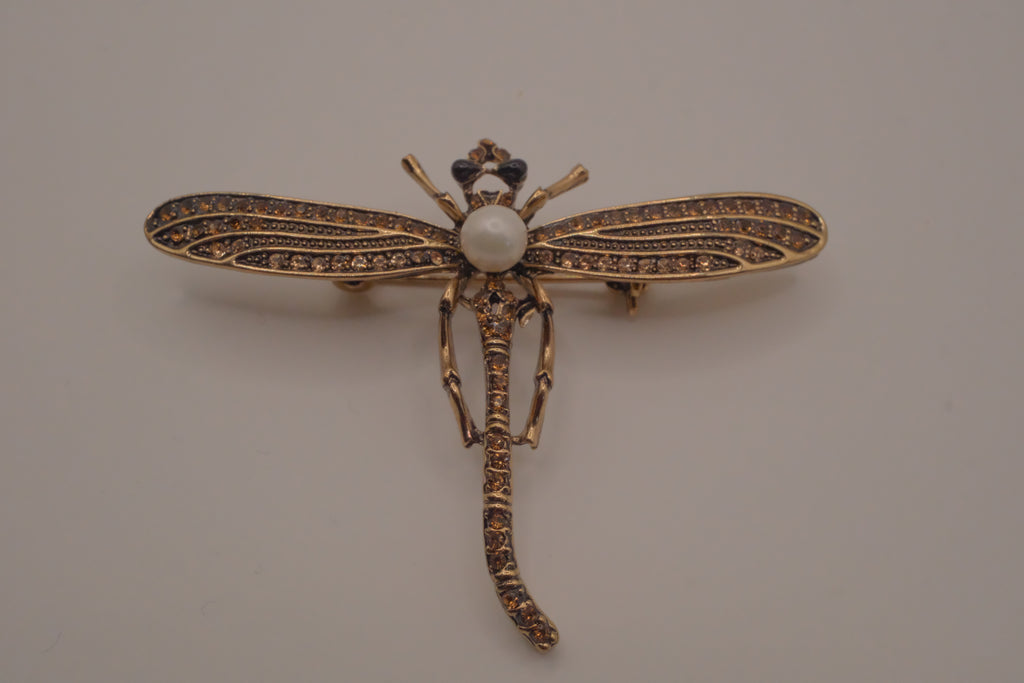 Vintage dragonfly brooch