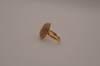 Vintage Unakite jasper cocktail ring&nbsp;