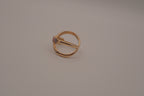 Rainbow crisscross statement ring&nbsp;