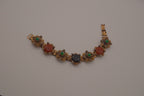 Vintage Victorian Revival bookchain panel bracelet