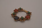 Vintage Victorian Revival bookchain panel bracelet