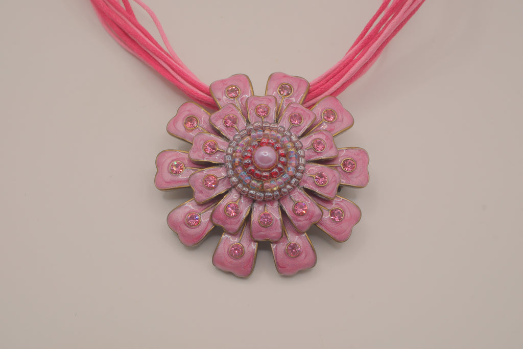 Avon Swing Sweetly Convertible Brooch Multi-Cord Necklace