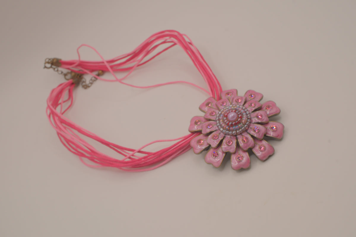 Avon Swing Sweetly Convertible Brooch Multi-Cord Necklace