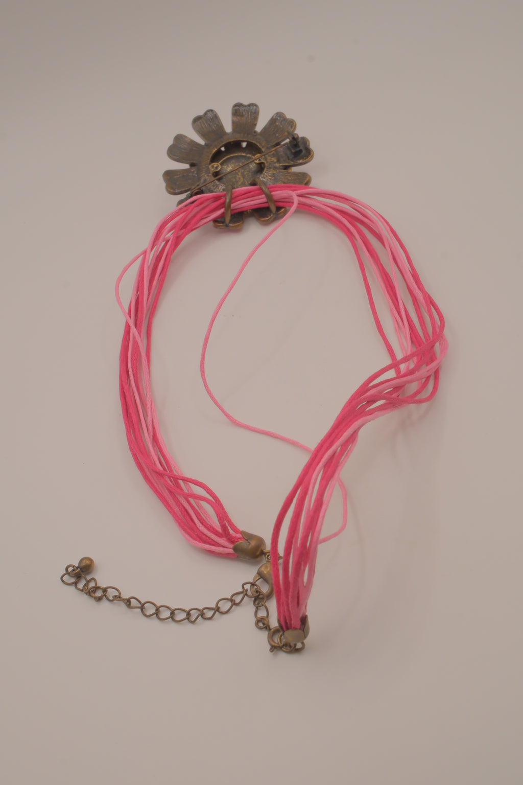 Avon Swing Sweetly Convertible Brooch Multi-Cord Necklace