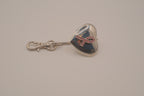 Vintage Avon Breast Cancer Crusade Silver Heart Locket Keychain