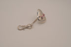Vintage Avon Breast Cancer Crusade Silver Heart Locket Keychain