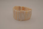 Mother-of-pearl panel stretch bracelet