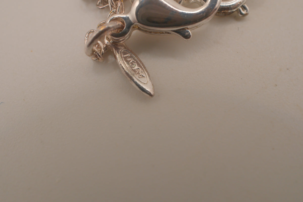 Vintage Avon Green flights of fancy butterfly necklace