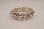 Vintage silver-tone stretch bracelet