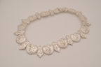 Antique silver panel necklace